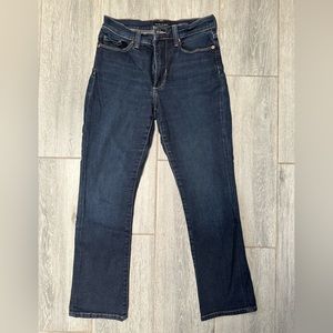 Banana Republic Premium Denim Mid-Rise Crop Flare - size 25